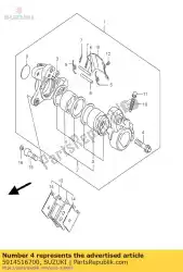 Here you can order the bolt from Suzuki, with part number 5914516700: