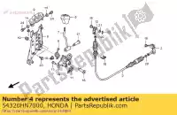 54320HN7000, Honda, piastra, spostamento comp honda trx400fa fourtrax rancher at 400 , Nuovo