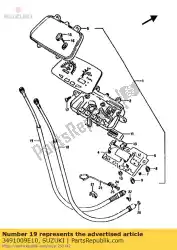 Qui puoi ordinare cavo, tachimetro da Suzuki , con numero parte 3491009E10: