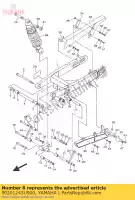 90201243U900, Yamaha, rondelle, plaque yamaha  bt xvs 950 1100 1300 1999 2000 2001 2002 2003 2004 2005 2006 2007 2008 2009 2010 2011 2012 2014 2016 2017, Nouveau