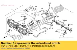 Here you can order the throttle body assy. From Honda, with part number 16401MFL003: