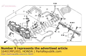 honda 16401MFL003 throttle body assy. - Bottom side