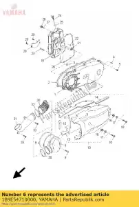 yamaha 1B9E54710000 duct, air - Bottom side