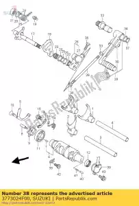 suzuki 3773024F00 montaje base, equipo - Lado inferior