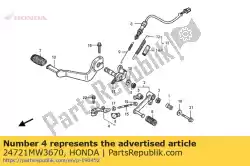Qui puoi ordinare arm comp., modifica da Honda , con numero parte 24721MW3670: