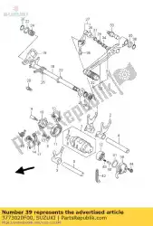 Here you can order the base assy,gear from Suzuki, with part number 3773020F00: