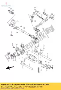 suzuki 3773020F00 base assy,gear - Bottom side