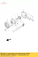 4WV843200000, Yamaha, lens assy yamaha yfm yfz 350 400 600 2000 2001, Nieuw