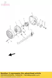 Ici, vous pouvez commander le objectif assy auprès de Yamaha , avec le numéro de pièce 4WV843200000: