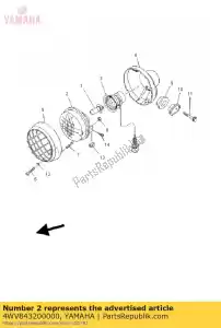 yamaha 4WV843200000 lens assy - Bottom side