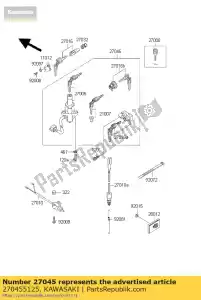 Kawasaki 270455125 switch-assy - Il fondo