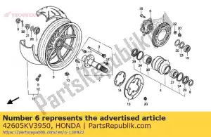 Honda 42605KV3950 flangia, trasmissione finale - Il fondo