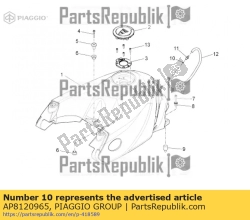 Aprilia AP8120965, O ring 2018, OEM: Aprilia AP8120965