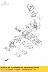 Tutaj możesz zamówić metal, ci?? Arek wywa? Aj? Cy od Yamaha , z numerem części 2CR114135000: