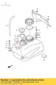 Suzuki 4411012JB0 tank assy - Bottom side