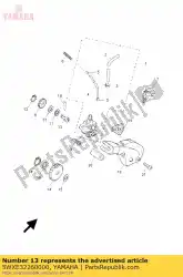 Ici, vous pouvez commander le arbre, pignon d'entraînement auprès de Yamaha , avec le numéro de pièce 5WXE32260000: