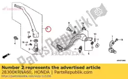 arm ass., kick starter van Honda, met onderdeel nummer 28300KRNA60, bestel je hier online: