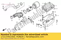 17211HN1000, Honda, body comp., filtro dell'aria honda trx 400 2000 2001 2002 2003 2004 2005 2006 2007 2008, Nuovo