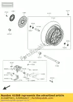 41068Y003, Kawasaki, Axle,fr kawasaki ninja ex krt edition b j  special a se sc125 abs j300 j125 300 125 , New