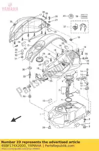 yamaha 4SBF174X2000 amortyzator - Dół