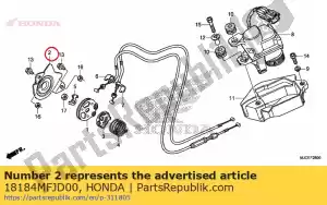 Honda 18184MFJD00 coperchio, guida valvola - Il fondo