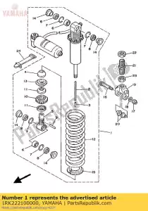 Yamaha 1RK222100000 ammortizzatore, posteriore - Il fondo