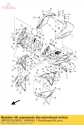 Aquí puede pedir panel 2 de Yamaha , con el número de pieza 2PP2835V00P0: