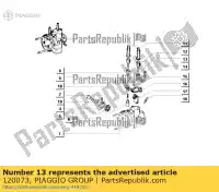 120073, Piaggio Group, écrou ape piaggio ciao ciao m y vin: zapc80000, motor: c000m zapc80000 50 99 1995 1996 1998 1999 2000 2001 2002 2003 2004 2005 2006 2007 2008 2009 2010 2011 2012 2013 2014 2015 2016 2017 2018 2019 2020 2021 2022, Nouveau