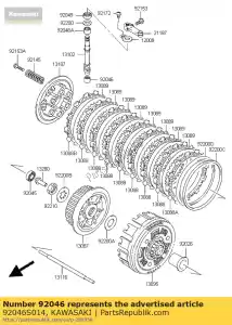 Kawasaki 92046S014 ?o?ysko igie?kowe, krzywka sh - Dół