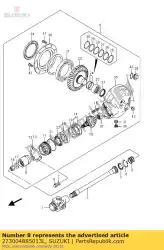 Here you can order the gear & case set from Suzuki, with part number 273004885013L: