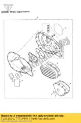 Aquí puede pedir conjunto de la tapa del embrague de Triumph , con el número de pieza T1261500: