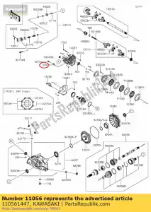 kawasaki 110561447 01 bracket - Bottom side