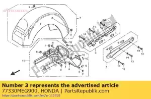 honda 77330MEG900 rotaia, r. afferrare - Il fondo