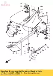 Ici, vous pouvez commander le réservoir de carburant comp. Auprès de Yamaha , avec le numéro de pièce 1FM241100007: