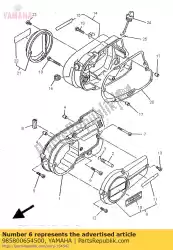 schroef pan hoofd van Yamaha, met onderdeel nummer 985800654500, bestel je hier online: