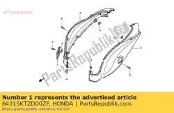 Ici, vous pouvez commander le aucune description disponible pour le moment auprès de Honda , avec le numéro de pièce 64315KTZD00ZF: