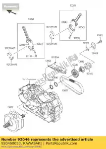 kawasaki 920460033 lager-naald vn1700c9f - Onderkant