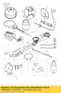 triumph T3880089 screwdiver 'd' head - Bottom side