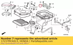 Aqui você pode pedir o funil, r. Ar em Honda , com o número da peça 17237MCA013:
