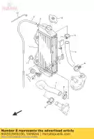 904502800100, Yamaha, conjunto de braçadeira de mangueira yamaha  dt fjr fzs mt tdr vmx wr xvs xvz xvztf yp yz yzf r 80 85 125 250 300 320 400 426 450 660 1000 1300 1700 1998 2000 2001 2002 2003 2004 2005 2006 2007 2008 2009 2010 2011 2012 2013 2014 2015 2016 2017 2018 2019 2020 2021, Novo