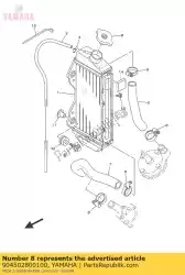 Qui puoi ordinare fascetta assemblata da Yamaha , con numero parte 904502800100: