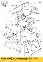 110550323, Kawasaki, staffa, coprilampada kawasaki gtr  c a e 1400gtr abs zg1400 kact 1400 , Nuovo