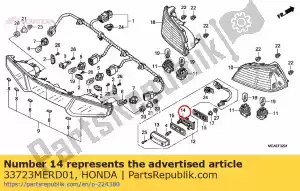 Honda 33723MERD01 base comp., licencia - Lado inferior