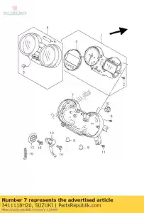 suzuki 3411118H20 ma?e litery - Dół