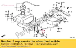 Tutaj możesz zamówić d? Wignia, zawór paliwa * nh1 * (nh1 czarny) od Honda , z numerem części 16963HM8000ZA: