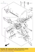 1326741F00, Suzuki, Regolare la vite come suzuki vl 800 2001 2002 2003 2004, Nuovo