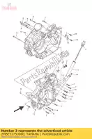 2MBE51750000, Yamaha, uszczelka, za?lepka 1 yamaha  yfm yxe 700 2016 2017 2018, Nowy