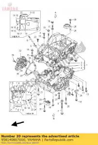 yamaha 958140807000 ko?nierz ?rubowy - Dół