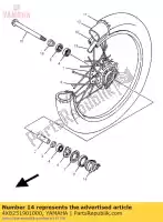 4X8251901000, Yamaha, Gear unit assy yamaha fj fzr sr 125 600 1200 1989 1990 1991 1992 1993 1996, Nouveau