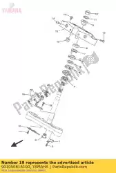 Aquí puede pedir perno, a base de arandela (3jp) de Yamaha , con el número de pieza 90105081A100: